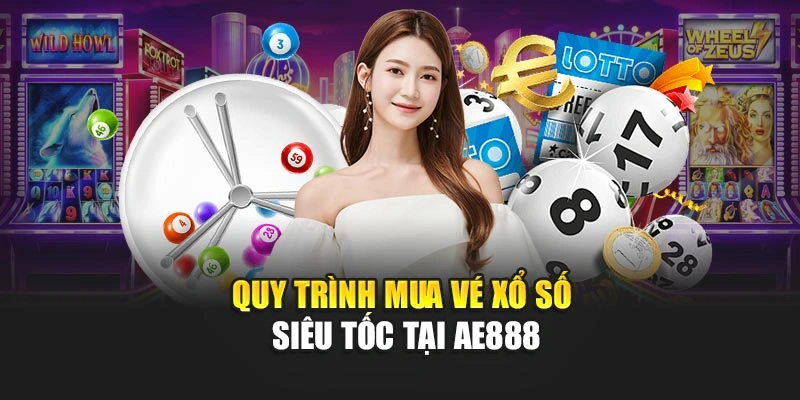Quy trình mua vé xổ số siêu tốc tại AE888